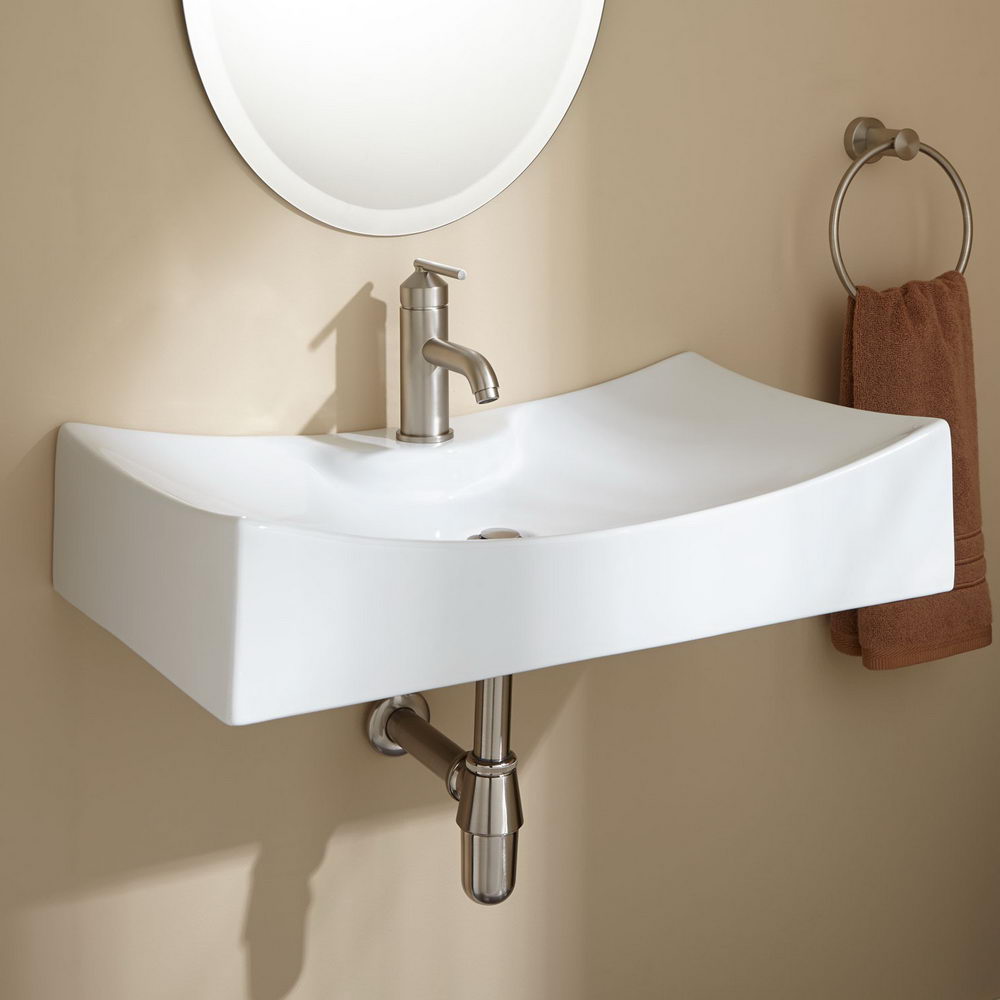 Small Bathroom Sinks Floating - Choosing The Best Narrow Bathroom Sinks ...