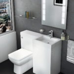 Compact Sink and Toilet Vanity Unit