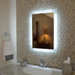 Frameless Bathroom Illuminated Mirror