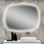 Rounded Mirror with Backlight