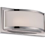 LED Sconce Wall Light in Polished Nickel