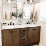 Popular Rustic Farmhouse Bathroom Vanity Design