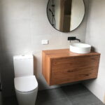 Single Wall Mount Modern Bathroom Vanity Set