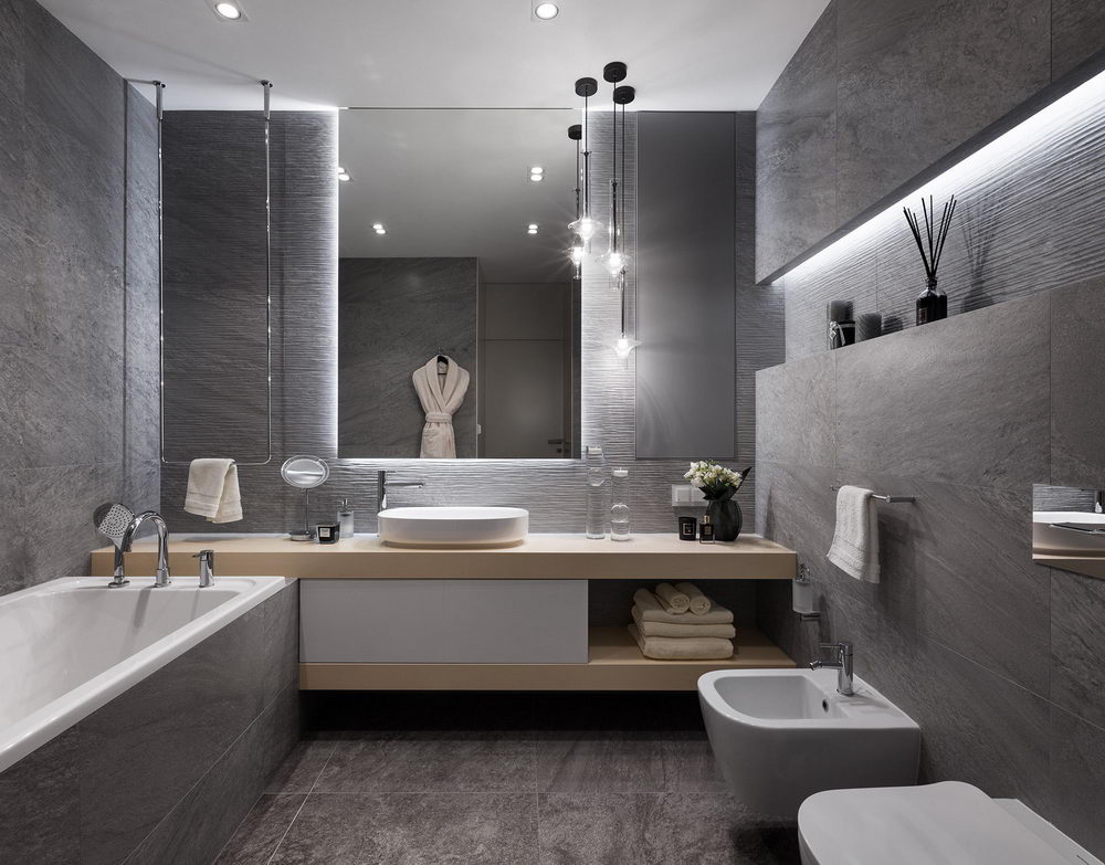 Bathroom LED Strip Lighting - Modern Bathroom Lighting – Helps in ...