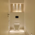 Beautiful Minimalist Bathroom with Light