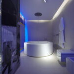 Bathroom Blue LED