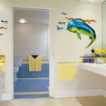 Aqua Oasis: Stylish Bathroom Wall Art