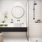 Bathroom Brilliance: Classy Wall Exhibit