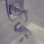 Brass Chrome Wall Mounted Bathroom Faucet