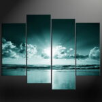 Canvas of Tranquility: Bathroom Wall Art