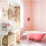 Chic and Charming: Bathroom Wall Delight