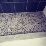 Contemporary Chic Mosaic Bath Flooring