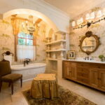 Country Provence Lighting Style Bathtub