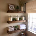 Farmhouse Fresh: Bathroom Shelf Rustic