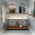 Industrial Chic: Bathroom Shelf Designs