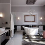Lavatory Luxury: Classy Wall Elegance