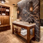 Rustic Allure: Bathroom Elegance