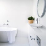 Sober Simplicity: Bathroom Wall Artistry