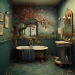 Abstract Reflections: Bathroom Art