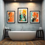 Brushstrokes of Beauty: Bathroom Artwork
