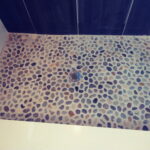 Home Depot Bathroom Mosaic Made of Stone Floor Tile