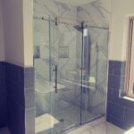 Huge Glass Shower Room