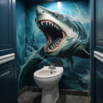Shark Bath Art
