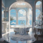 Aqua Dreams: Refreshing Bathroom Prints