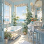 Coastal Calm: Relaxing Bathroom Prints