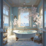 Coastal Elegance: Sea-Inspired Bathroom Prints
