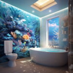 Contemporary Canvas: Bath Wall Impressions