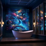 Ethereal Impressions: Creative Bath Walls