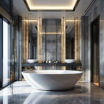 Contemporary Chic Freestanding Bath Cool