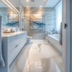 Arctic Aura: White Bathroom Styling Themes