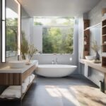 Cloudlike Comfort: White Bathroom Design Concepts