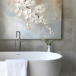Frosty Flourish: White Bathroom Renovation Concepts