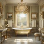 Parisian Paradise: French-Inspired Vintage Bathroom Decor Ideas
