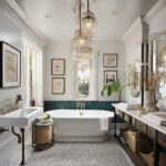 Retro Contemporary: Stylish Modern Vintage Bathroom